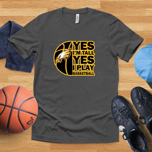 Jr. Golden Eagles Yes I'm Tall Tee