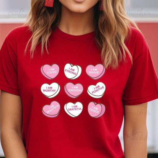 Conversation Hearts Tee