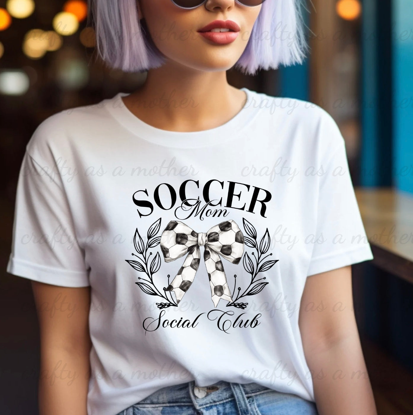 Soccer Mom Social Club Coquette Tee