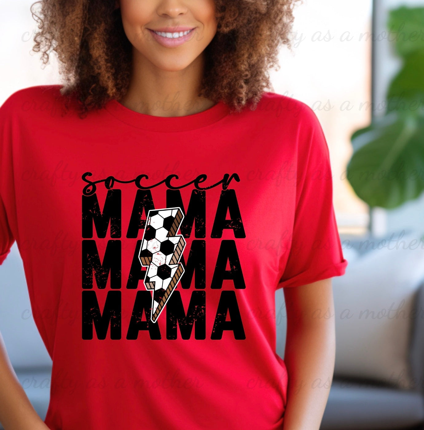 Soccer Mama Lightning Bolt Tee