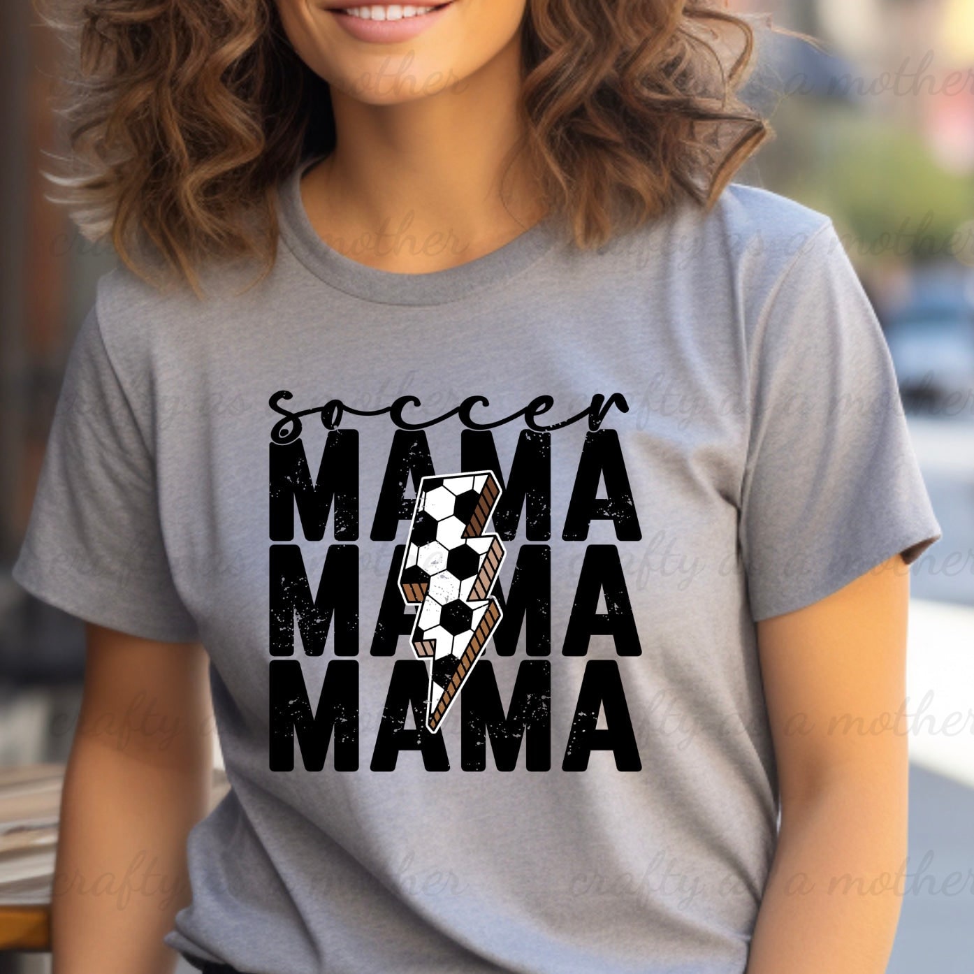 Soccer Mama Lightning Bolt Tee
