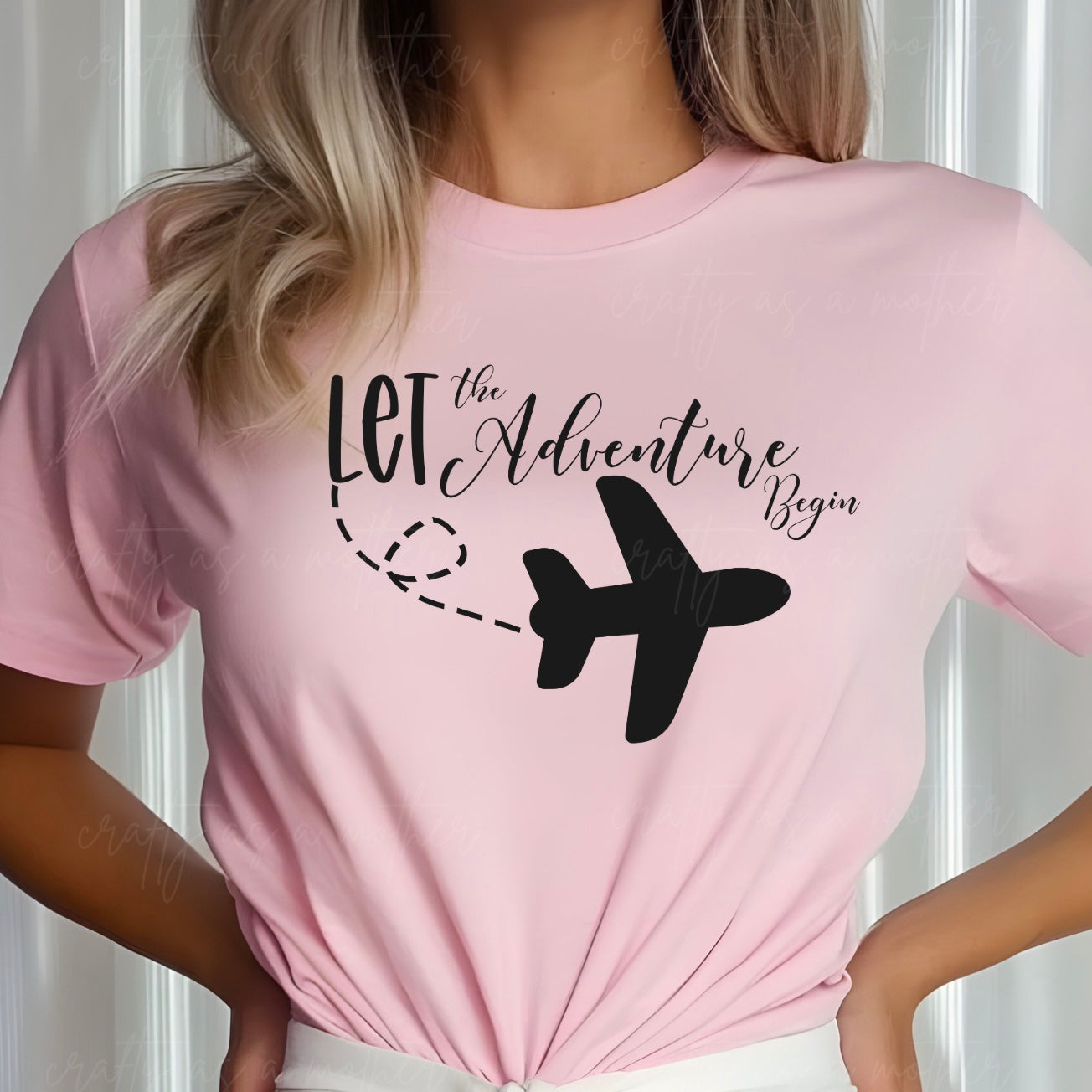 Let The Adventure Begin Plane Tee