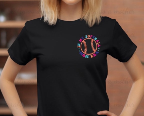 Softball Mom Era Multicolor Tee