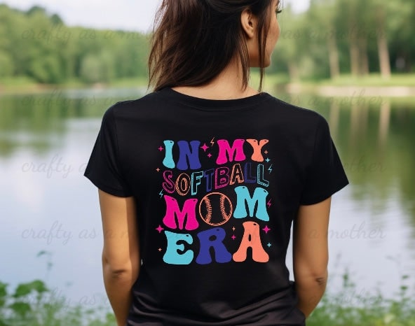 Softball Mom Era Multicolor Tee