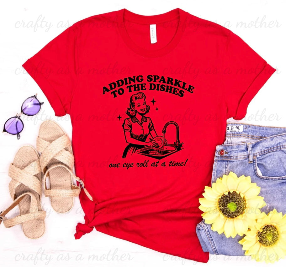 Adding Sparkle to the Dishes Tee