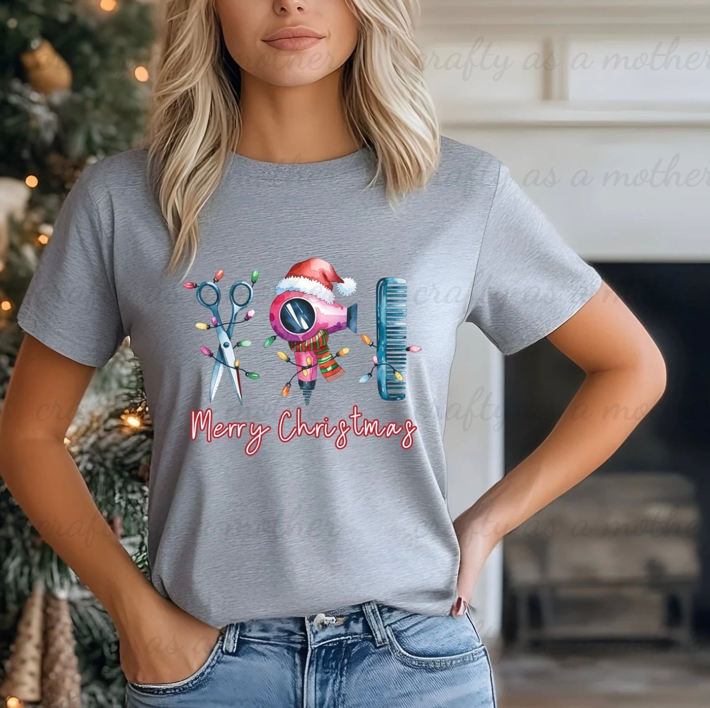 Hair Stylist Xmas Tee