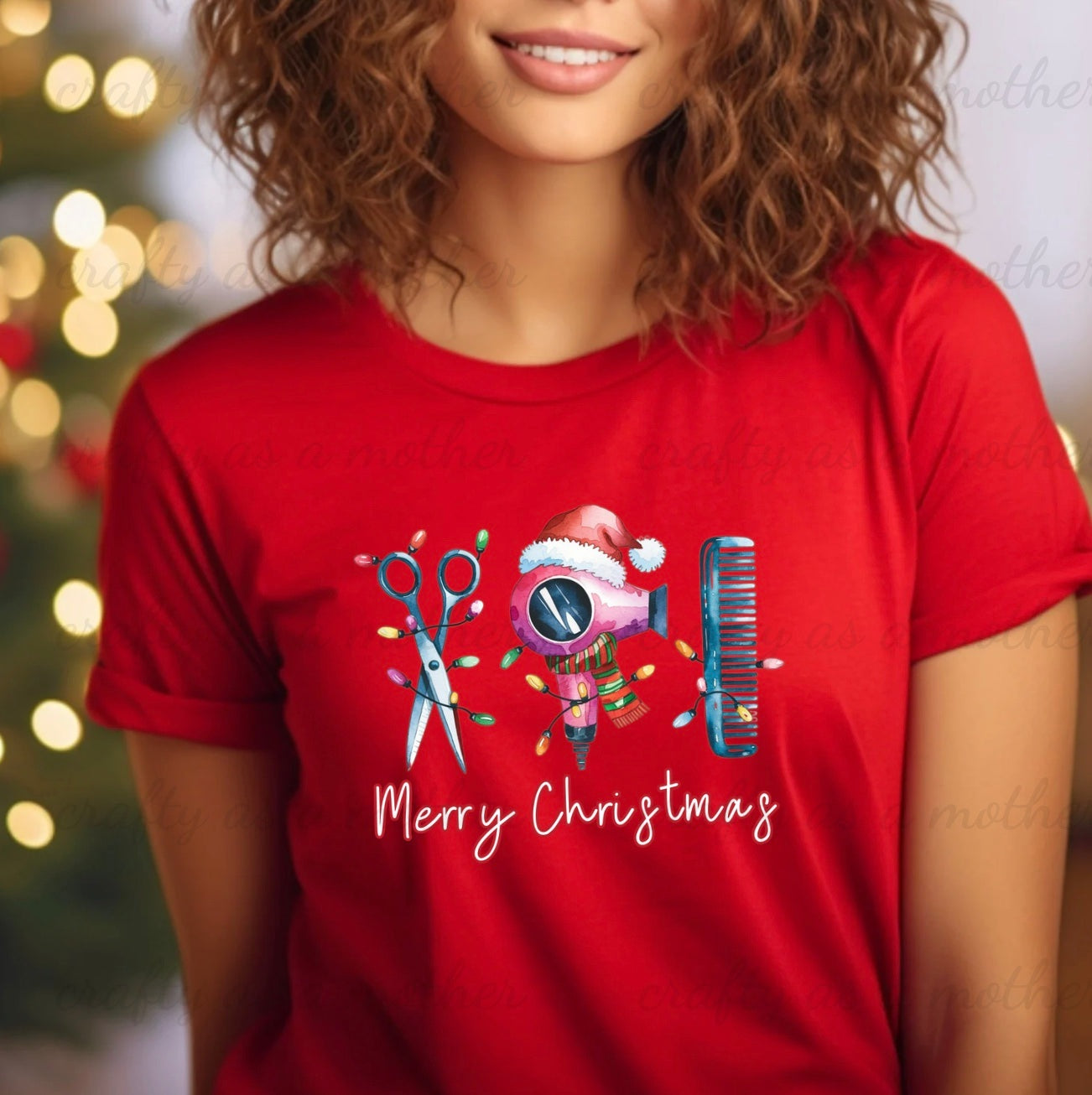 Hair Stylist Xmas Tee