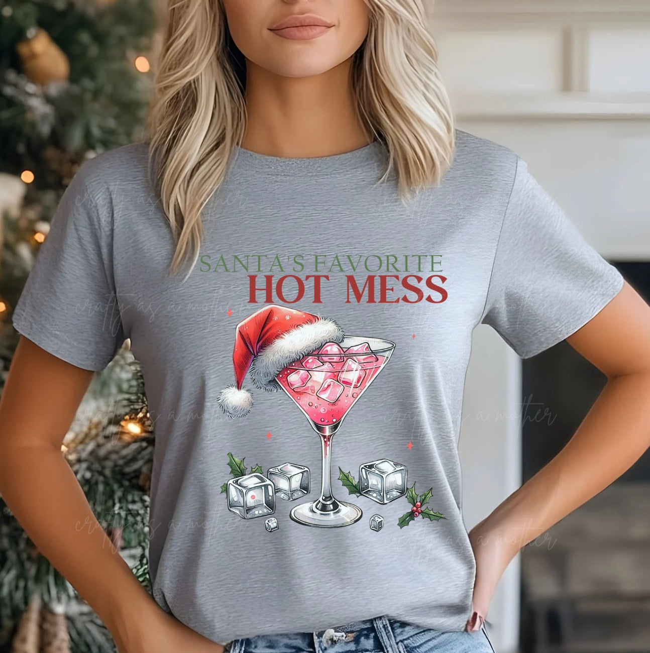Santa's Favorite Hot Mess Tee