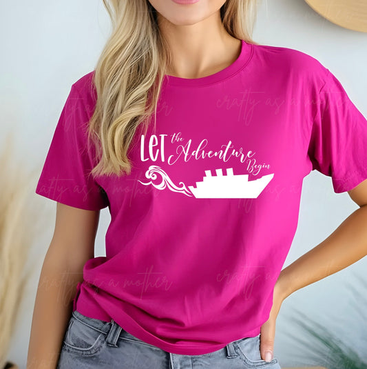 Let The Adventure Begin Ship Tee
