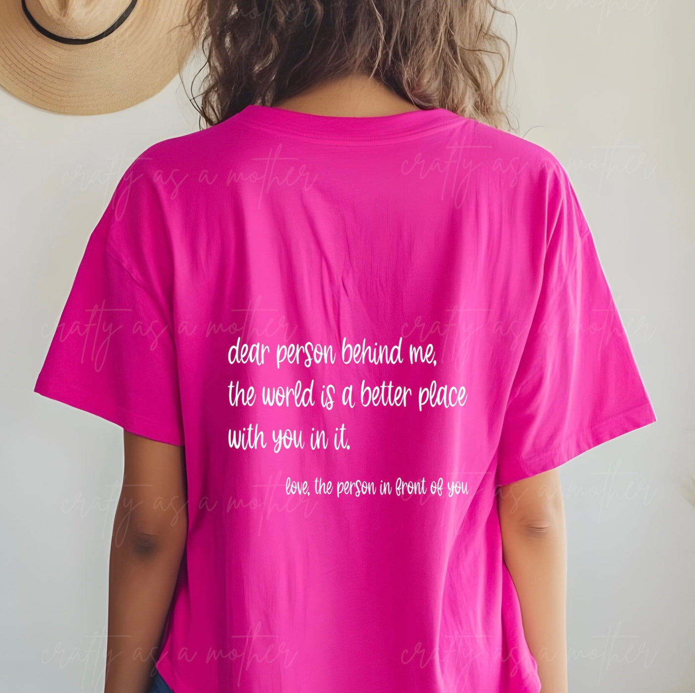 Dear Person Behind Me Double Sided Tee