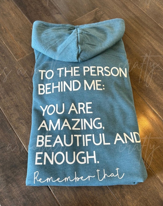 You Matter Double Sided Hoodie