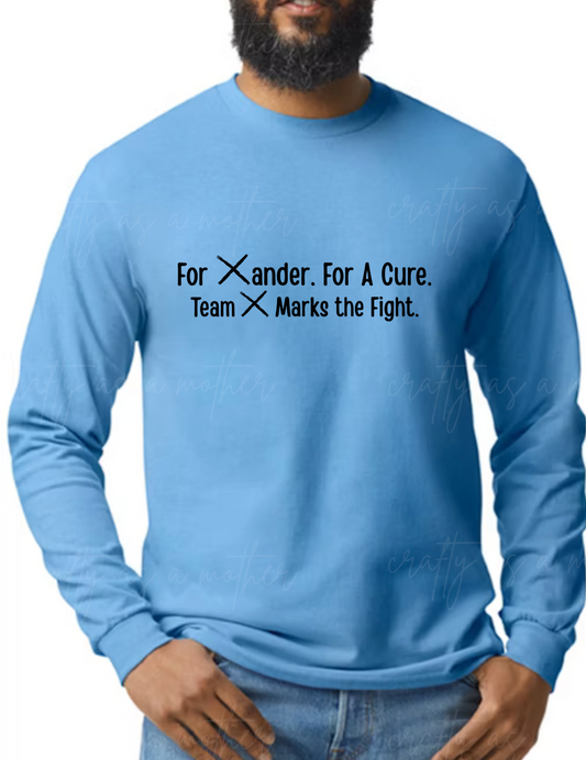 Xander T1D Walk Shirts - X Marks the Fight - Adult