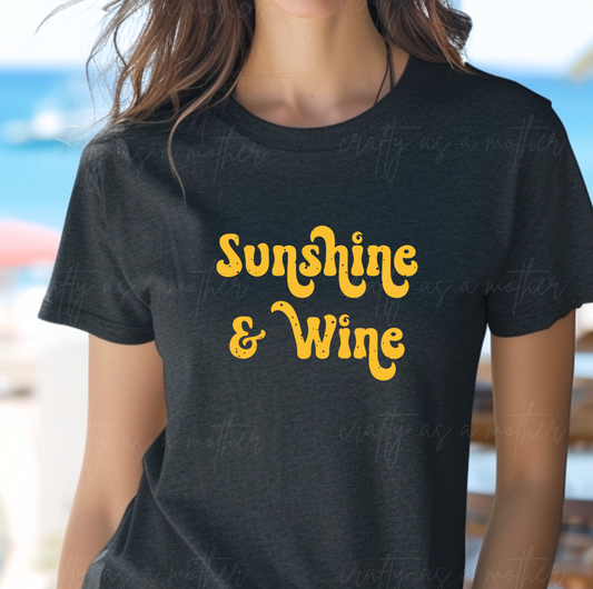 Sunshine & Wine Tee