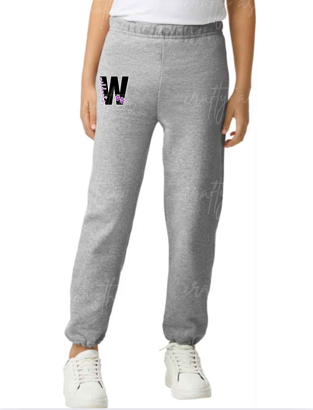 W for Wildcats Sweatpants - Youth