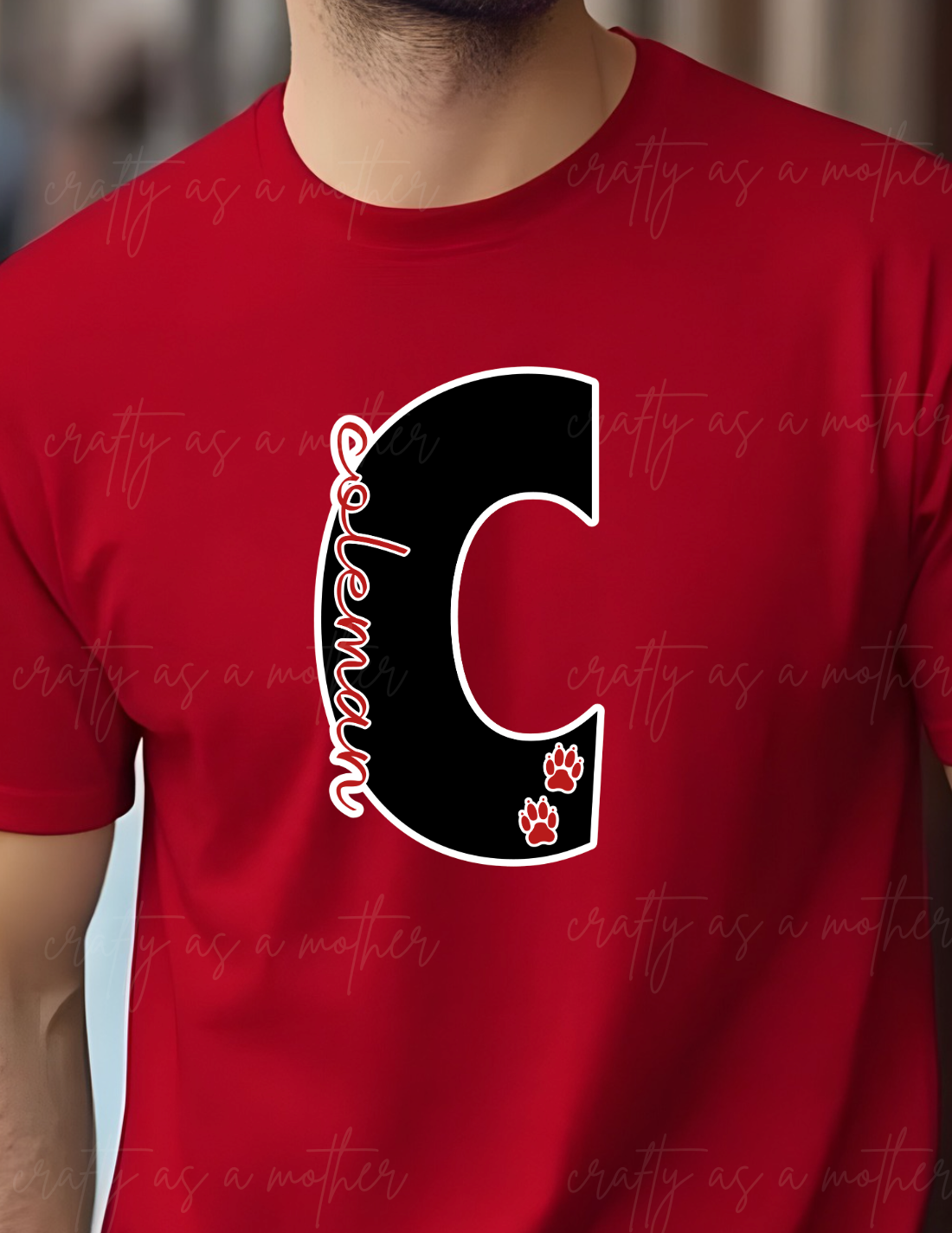 Coleman Cougars C is for Coleman Tee