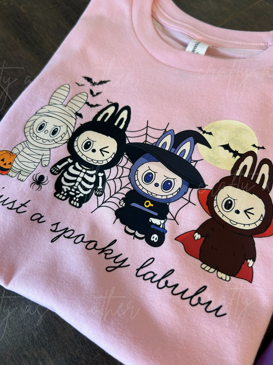 Just A Spooky Labubu Tee Youth