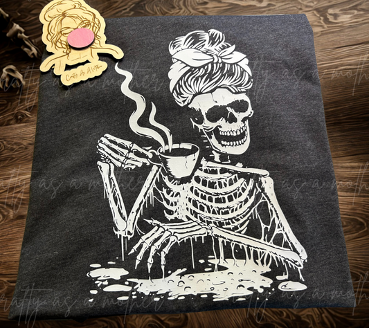 Skeleton Coffee Tee