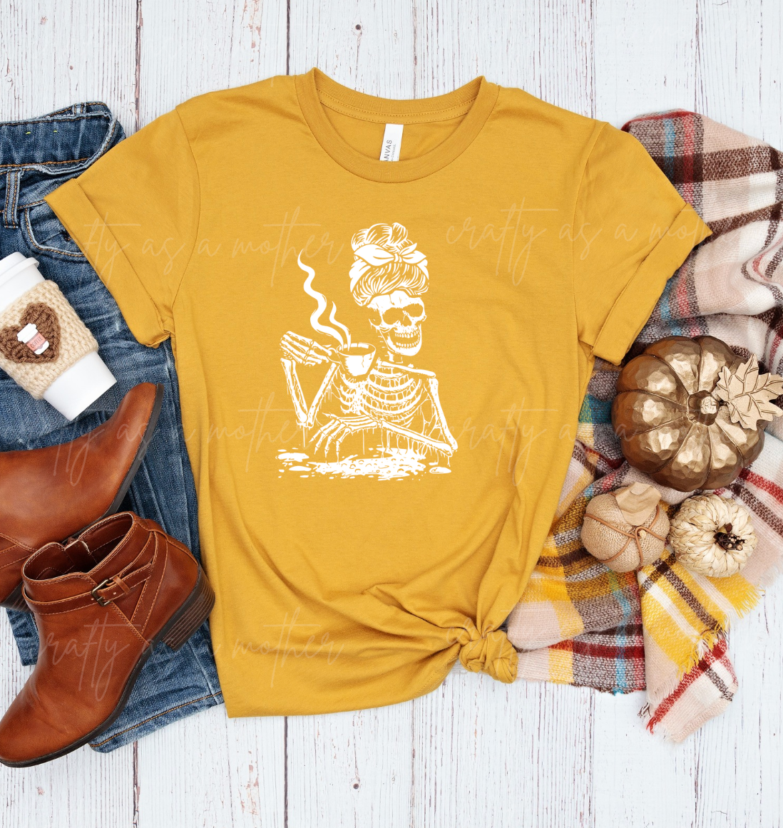 Skeleton Coffee Tee