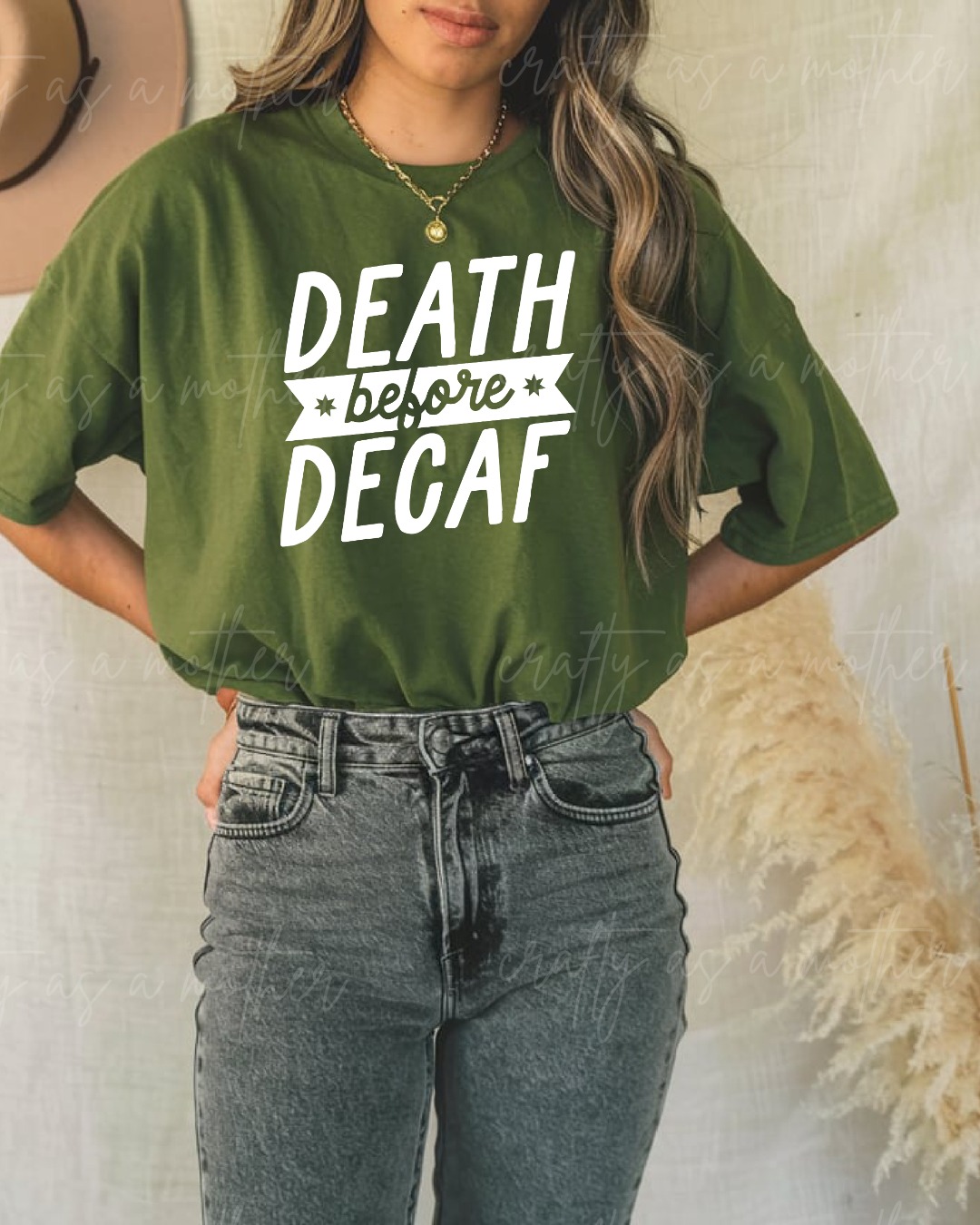 Death Before Decaf Tee