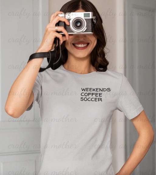 Soccer Coffee Weekends Tee