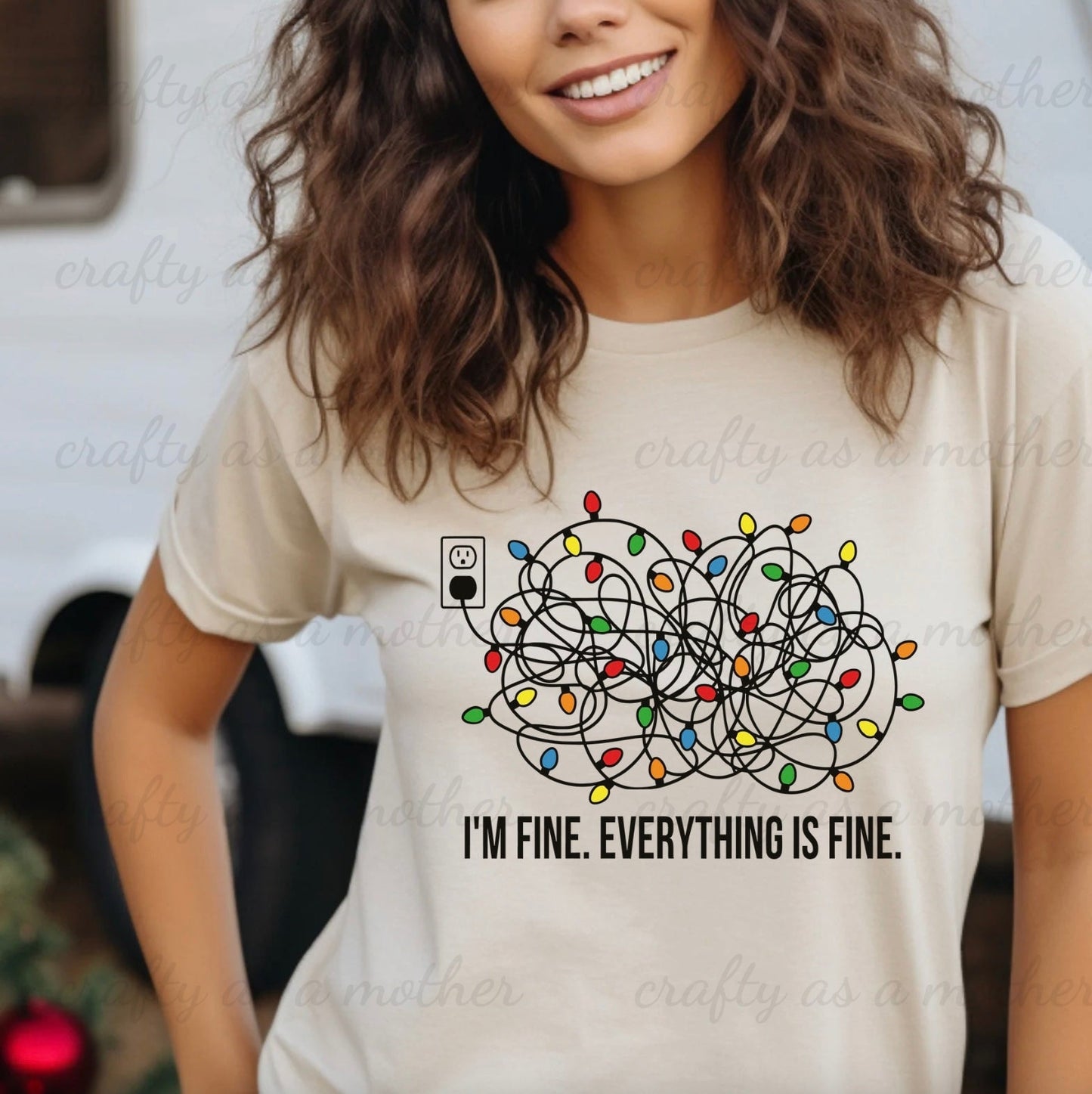 I'm Fine Everything is Fine Tee