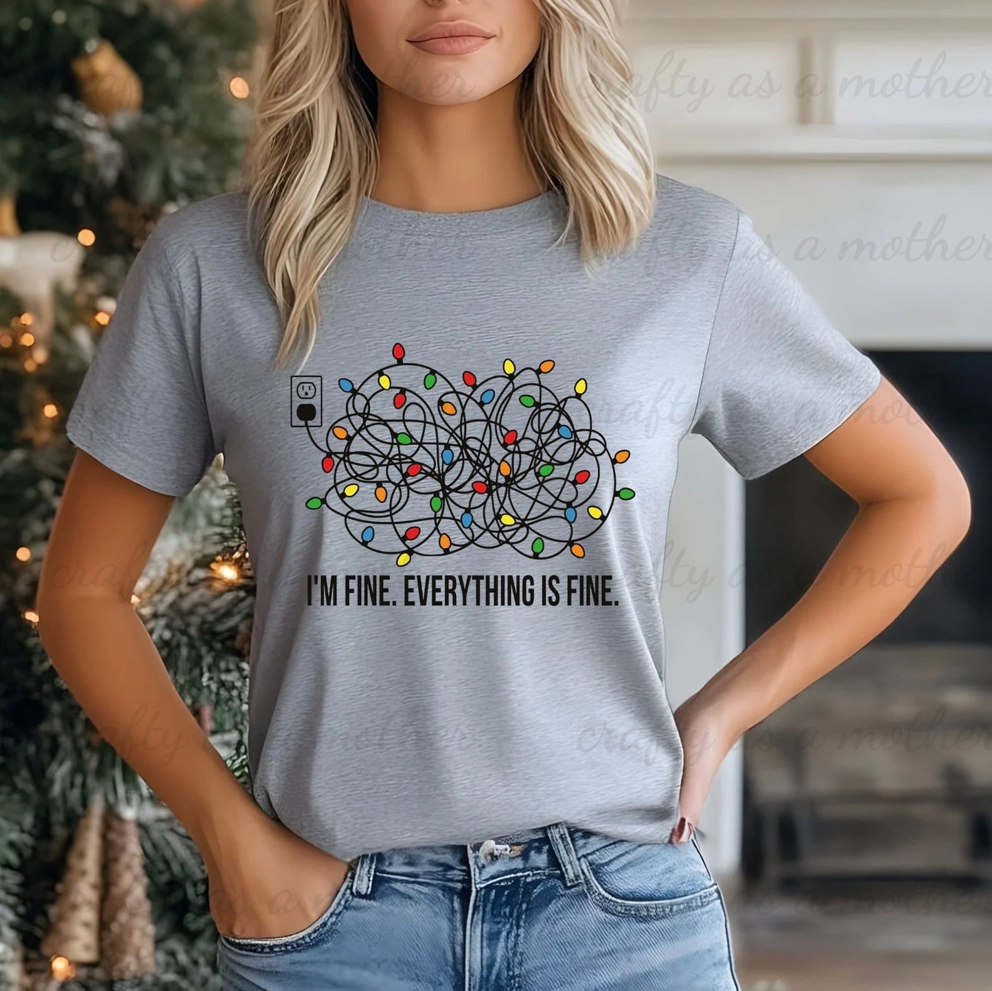 I'm Fine Everything is Fine Tee