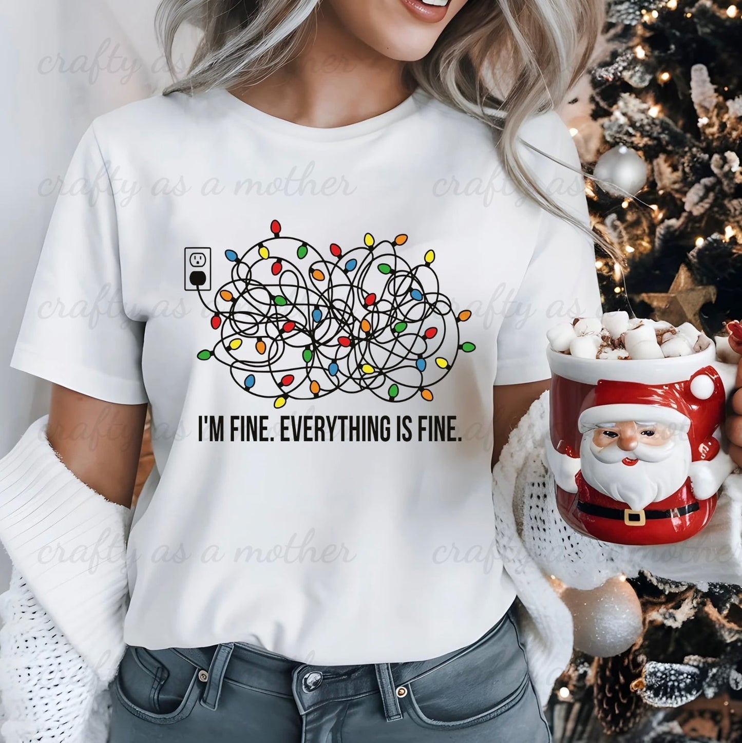 I'm Fine Everything is Fine Tee