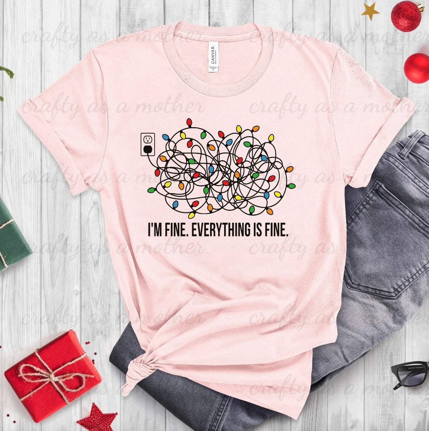 I'm Fine Everything is Fine Tee