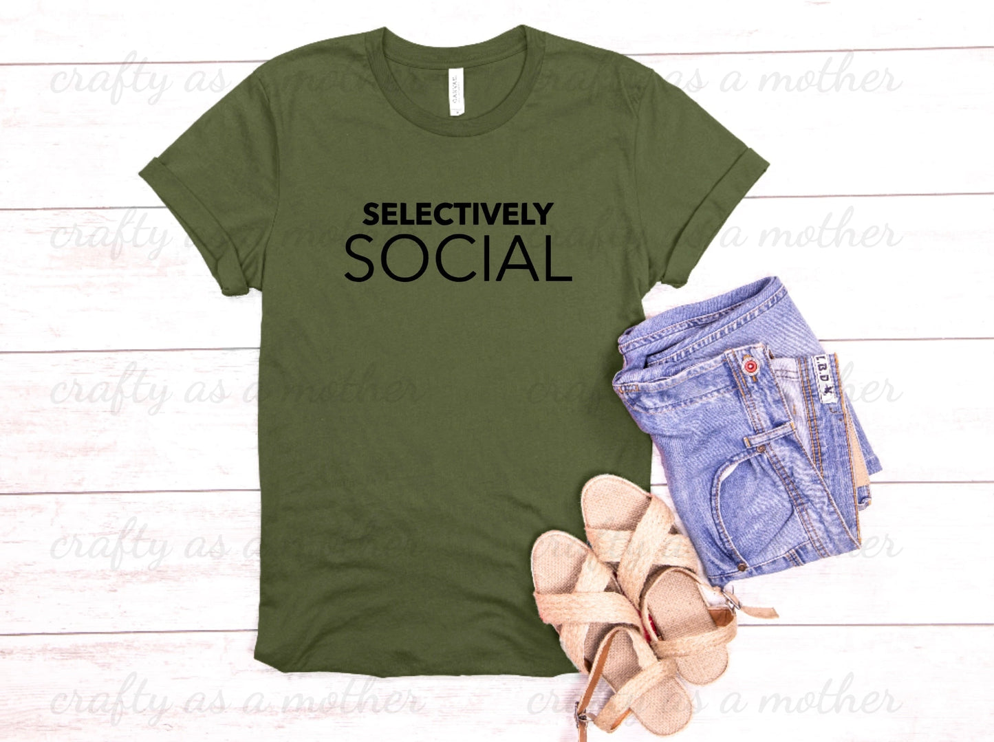 Selectively Social Tee