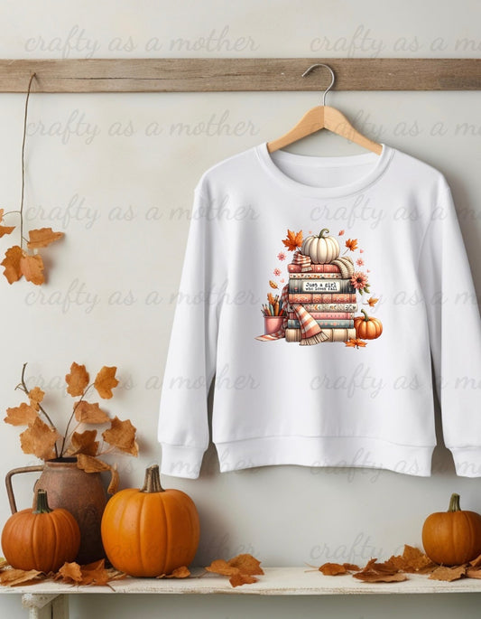 Just a Girl Who Loves Fall Sweatshirt