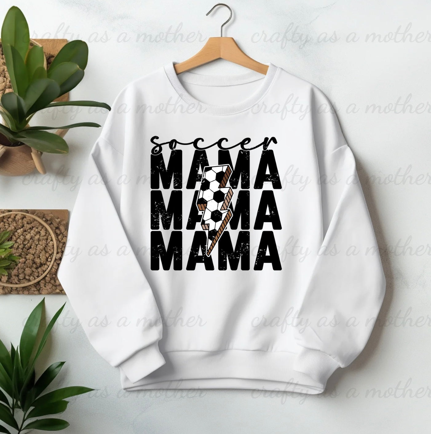 Soccer MAMA Lightning Bolt Sweatshirt