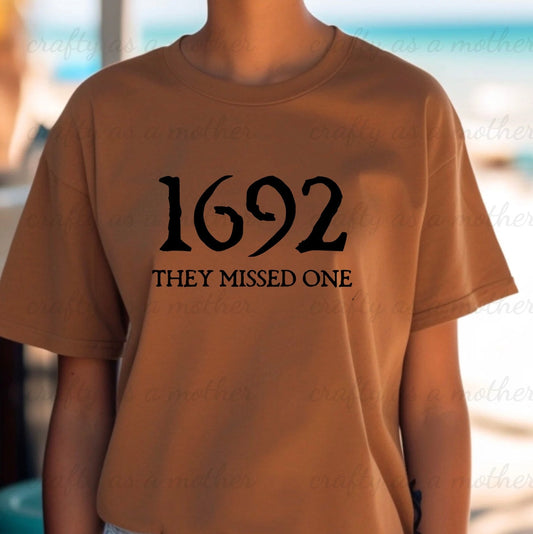 1692 They Missed One Tee