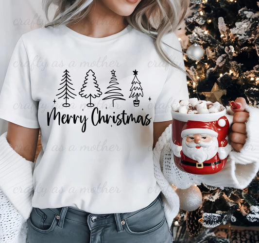 Merry Christmas Trees Tee