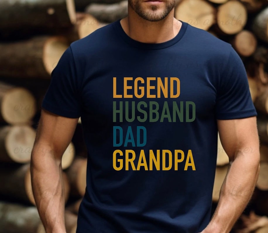 Legend Husband Dad Grandpa Tee