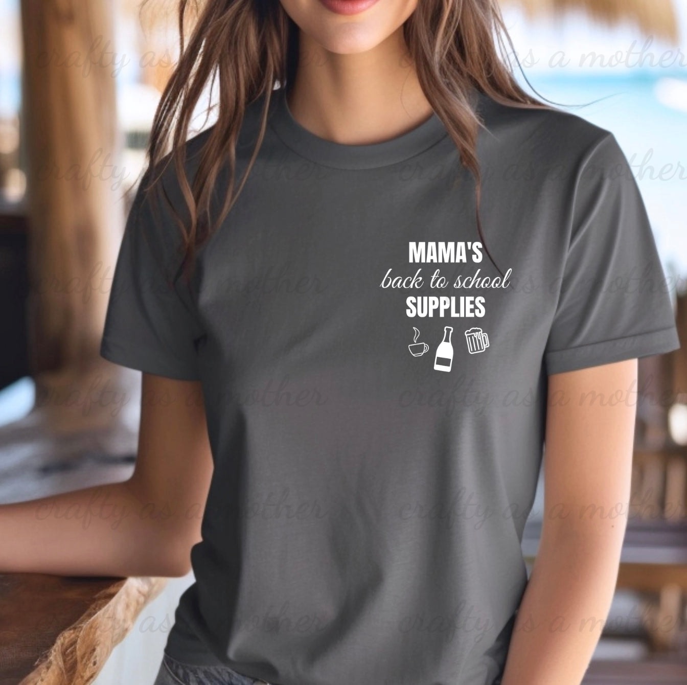 Mama's Back To School Supplies Tee