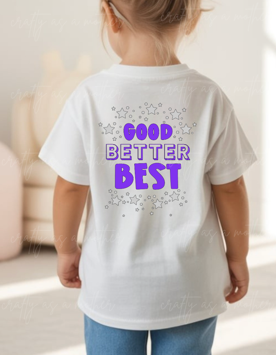 Kiaga Gynmastics Good Better Best Tee - Youth