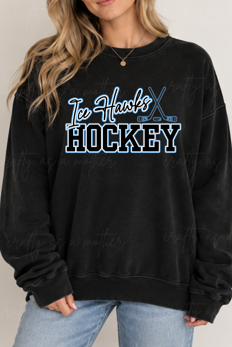 Ice Hawks Hockey Double Sided Apparel - With Customization