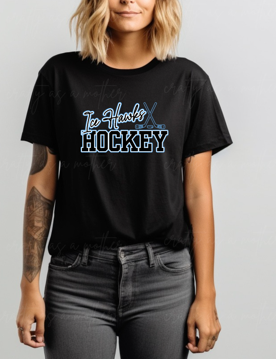 Ice Hawks Hockey Double Sided Apparel - With Customization
