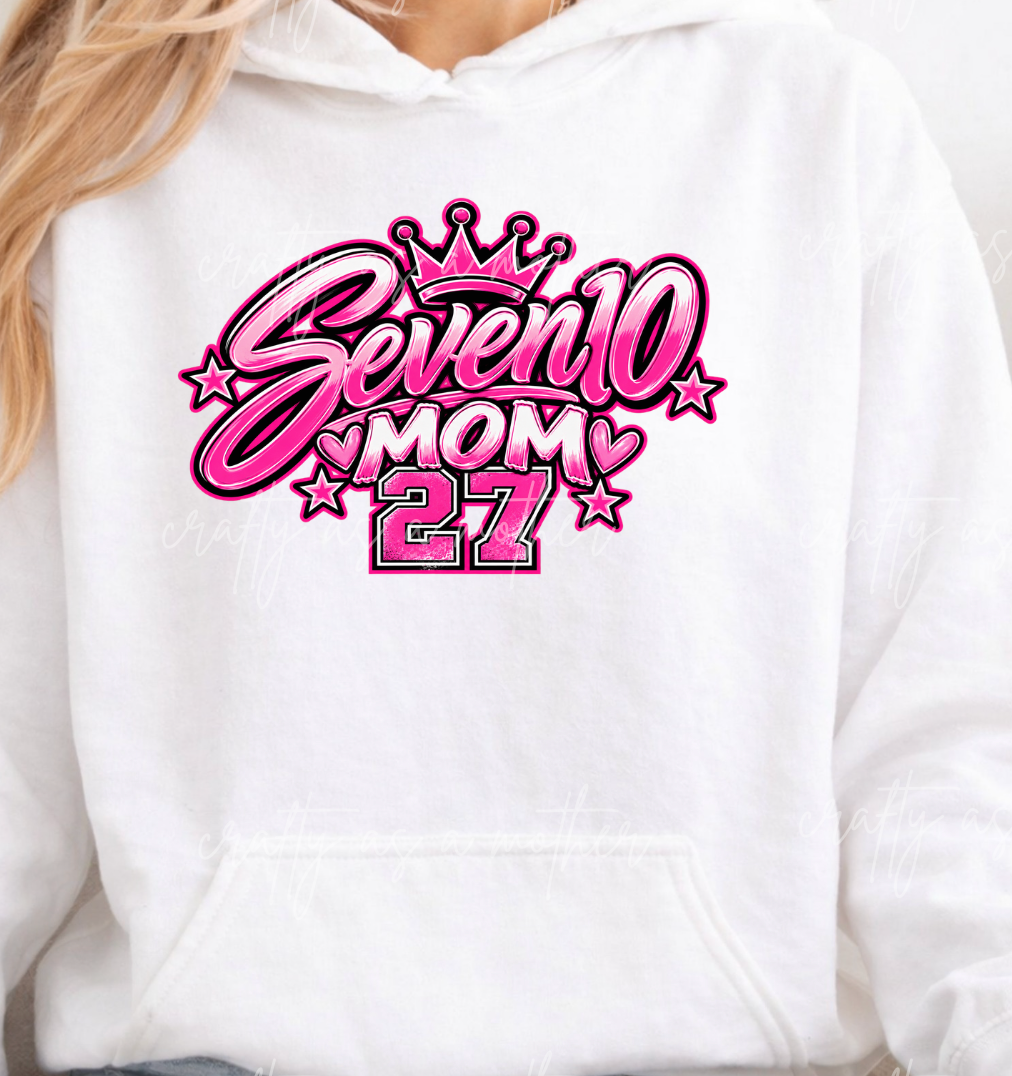 Seven10 Mom Apparel with Customization