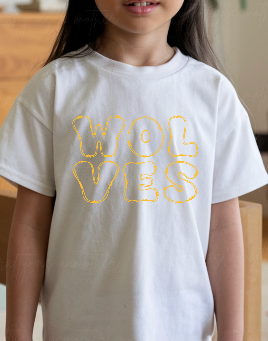 WOLVES Stacked Letters