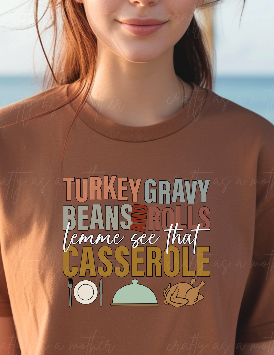 Turkey Gravy Beans & Rolls Tee