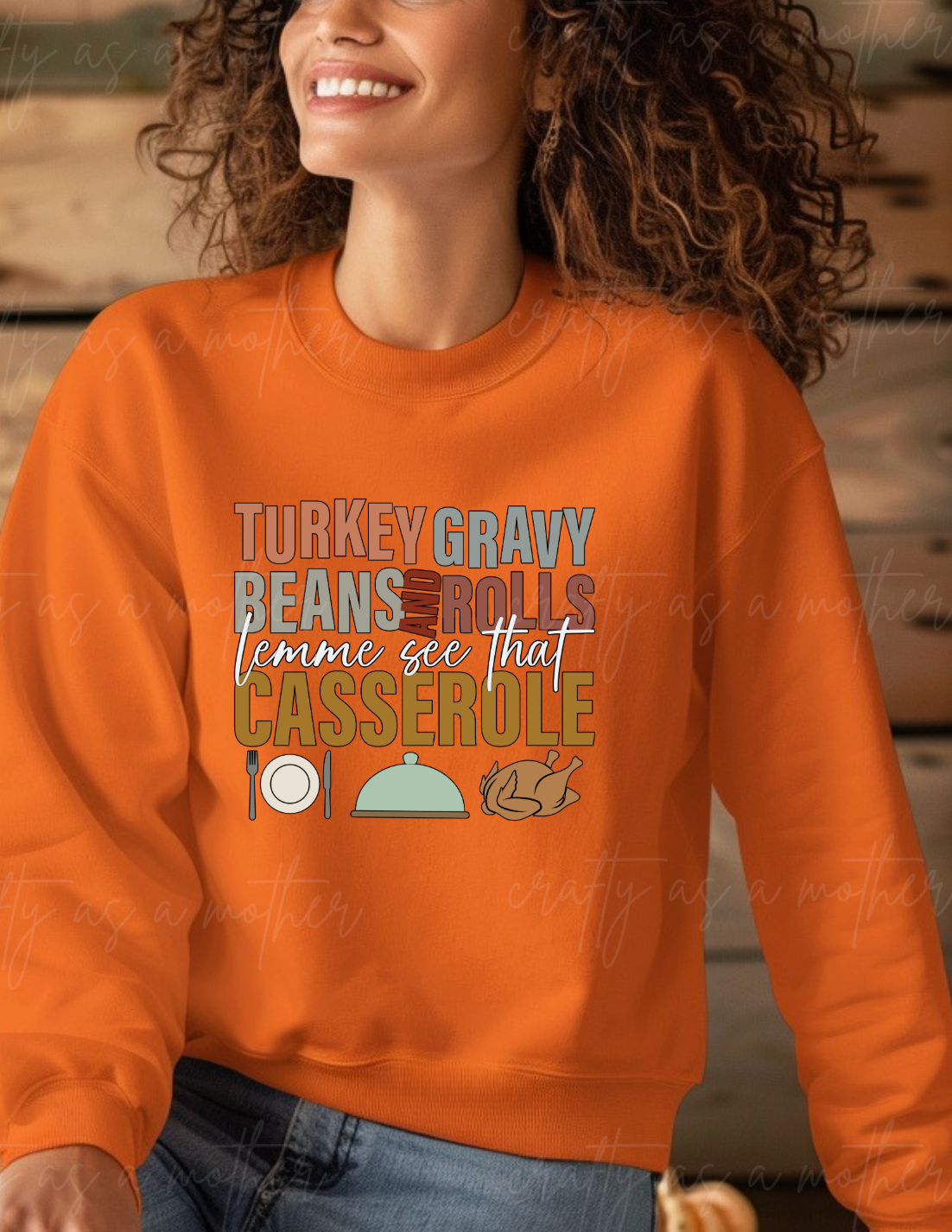 Turkey Gravy Beans & Rolls Sweatshirt