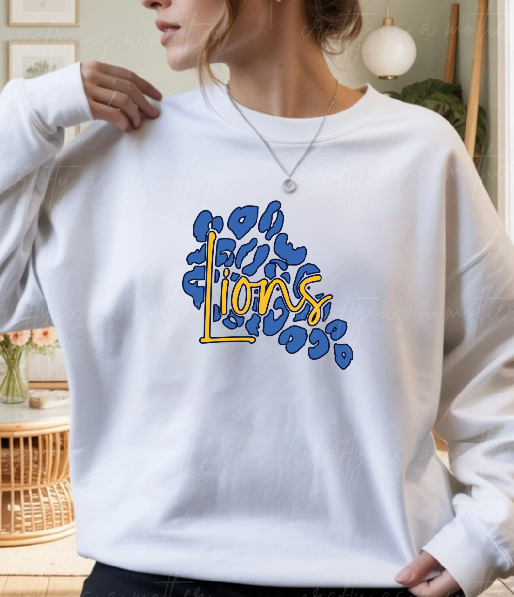 Lions Leopard Print - Adult