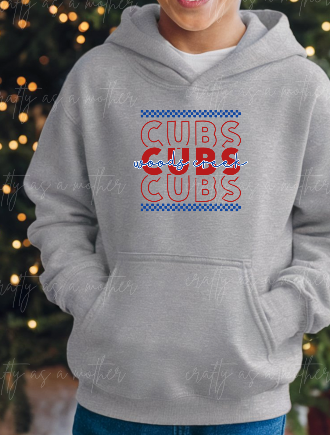 Woods Creek Cubs Checkered - Youth