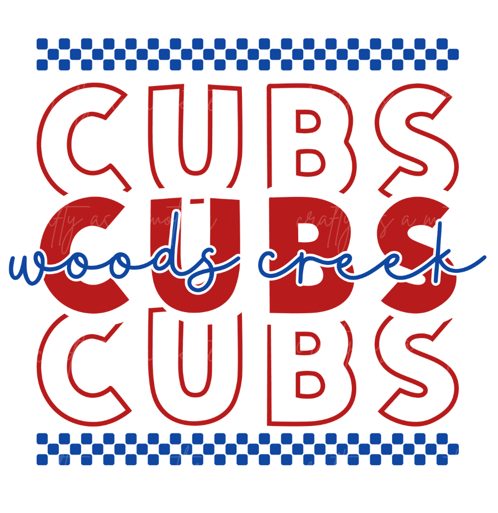 Woods Creek Cubs Checkered - Youth