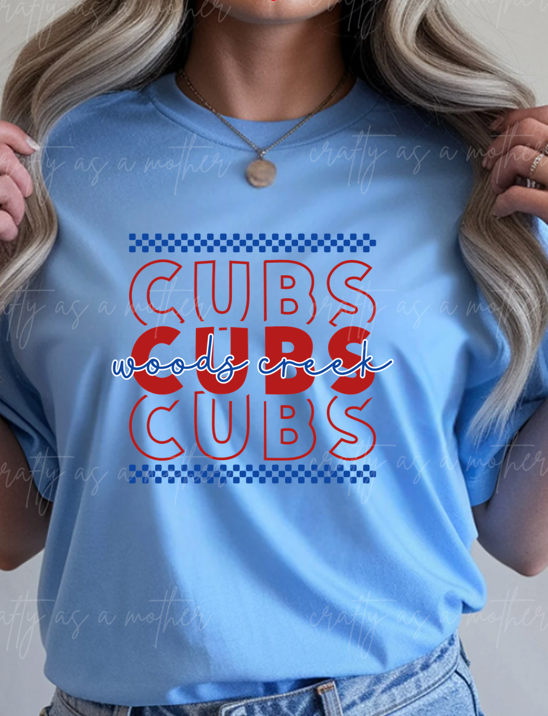 Woods Creek Cubs Checkered - Adult