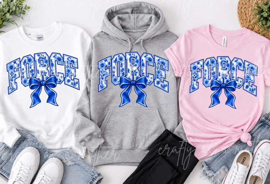 Floral Force with Bow