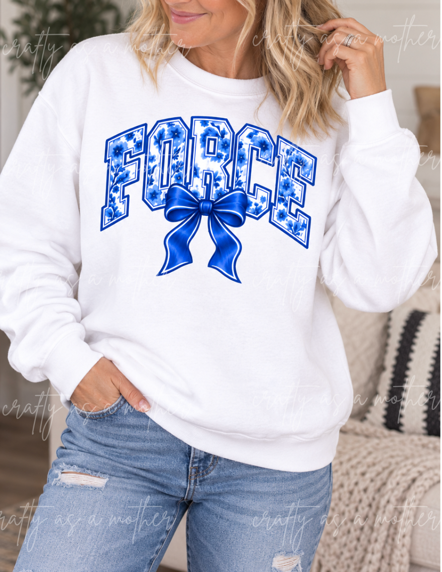 Floral Force with Bow
