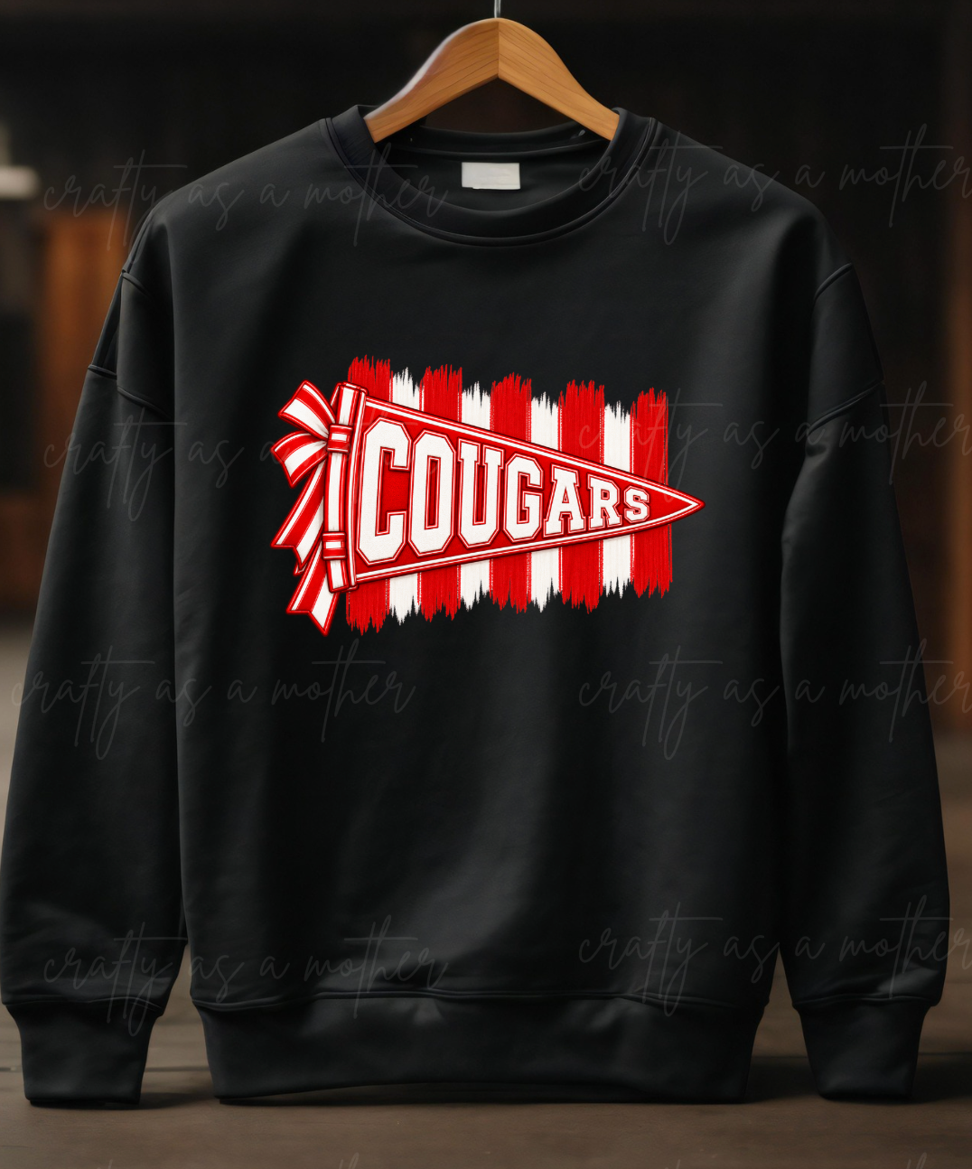 Coleman Cougars Pennant Design