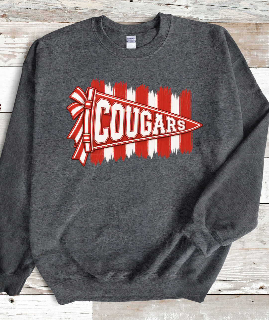 Coleman Cougars Pennant Design